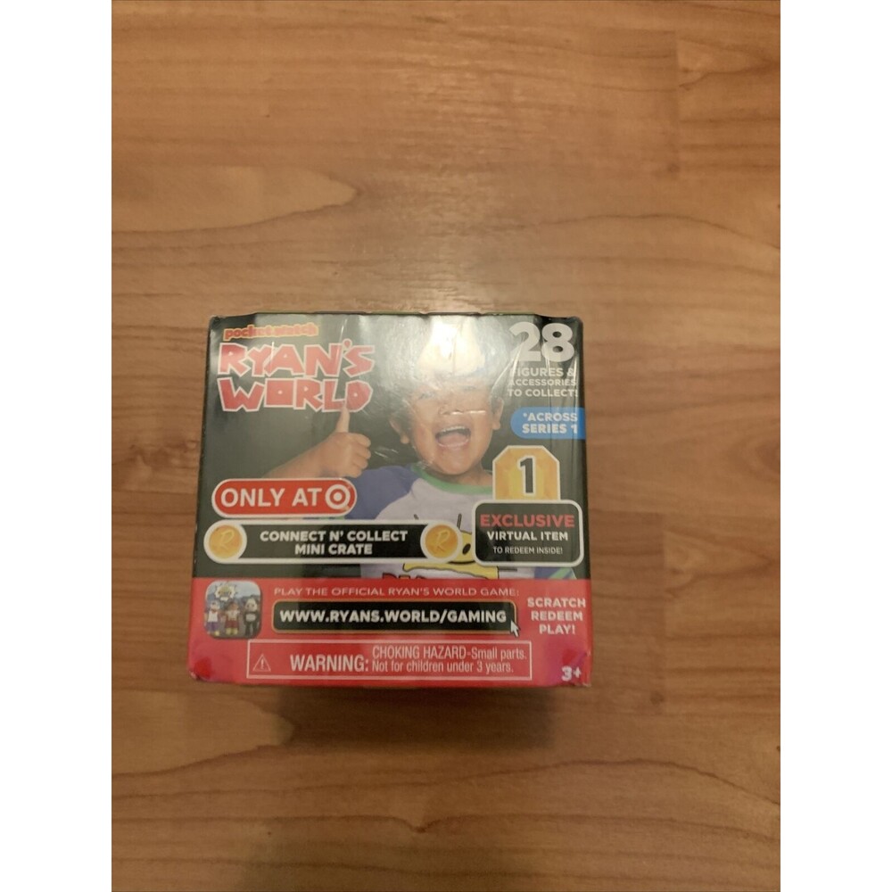 Ryans World Connect N Collect Mini Crate 3.5" Square Series 1 with Figurine